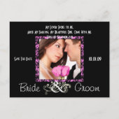 Sparen de Datum met Uw Foto Aankondigingskaart (Voorkant)