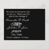 Sparen de Datum met Uw Foto Aankondigingskaart (Achterkant)