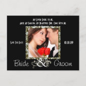 Sparen de Datum met Uw Foto Aankondigingskaart (Voorkant)