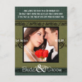 Sparen de Datum met Uw Foto Aankondigingskaart (Voorkant)