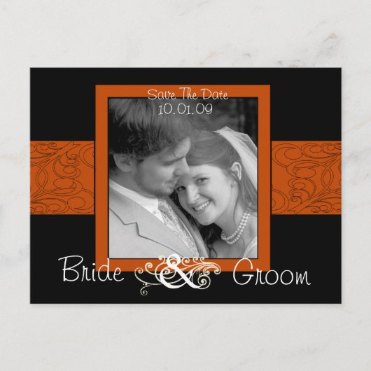 Sparen de Datum met Uw Foto Aankondigingskaart (Voorkant)