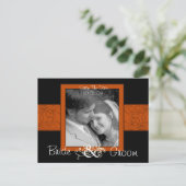 Sparen de Datum met Uw Foto Aankondigingskaart (Staand voorkant)