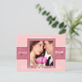 Sparen de Datum met Uw Foto Aankondigingskaart (Staand voorkant)