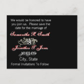 Sparen de Datum met Uw Foto Aankondigingskaart (Achterkant)