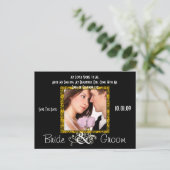 Sparen de Datum met Uw Foto Aankondigingskaart (Staand voorkant)