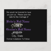 Sparen de Datum met Uw Foto Aankondigingskaart (Achterkant)