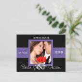 Sparen de Datum met Uw Foto Aankondigingskaart (Staand voorkant)