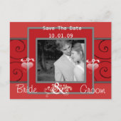 Sparen de Datum met Uw Foto Aankondigingskaart (Voorkant)