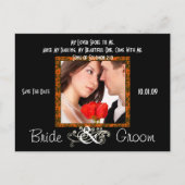 Sparen de Datum met Uw Foto Aankondigingskaart (Voorkant)