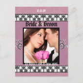 Sparen de Datum met Uw Foto Aankondigingskaart (Voorkant)