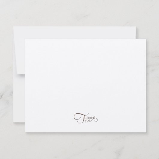 Sparen de Datum met Zee Shell in het Zand Save The Date (Achterkant)