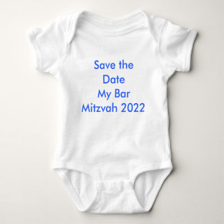 Sparen de Datum Mijn Bar Mitzvah 2022 Romper