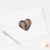 Sparen de Datum Militaire Weddenschap Hart Sticker (Envelop)