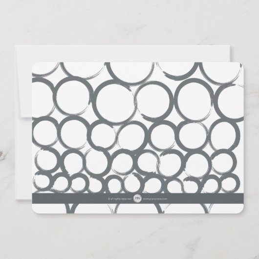 Sparen de Datum Modern Grijs Save The Date (Achterkant)