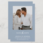 Sparen de Datum Modern Minimalistische Geplande Fo (Voorkant / Achterkant)