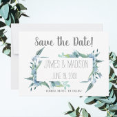 Sparen de Datum Moderne  Floral Lijst Save The Date
