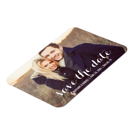 Sparen de Datum Moderne Foto Magnet W S van het Ve Magneet (Linkerzijde)