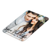 Sparen de Datum Moderne Foto SB van het Verloving Magneet (Linkerzijde)