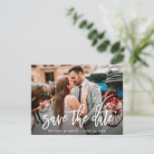 Sparen de Datum Moderne Foto van het Manuscript va Briefkaart (Staand voorkant)