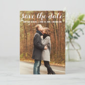 Sparen de Datum Moderne Kaart WBL van het Verlovin (Staand voorkant)