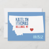 Sparen de Datum - - Montana Save The Date (Voorkant)