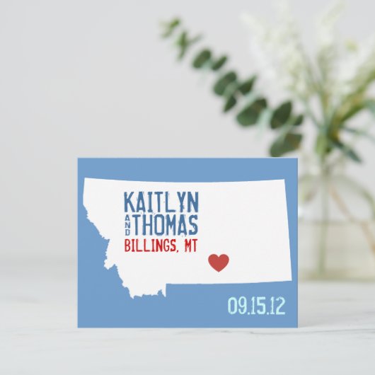 Sparen de Datum - - Montana Save The Date (Staand voorkant)