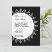 Sparen de Datum nodigt Klassieke Baroque Cirkel ui Kaart (Staand voorkant)