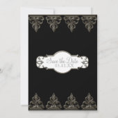 Sparen de Datum nodigt Klassieke Baroque Cirkel ui Kaart (Achterkant)