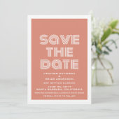 Sparen de Datum nodigt, Sinaasappel opnieuw uit Save The Date (Staand voorkant)