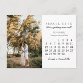 Sparen de Datum November 2023 Kalendermaand Briefkaart (Voorkant)