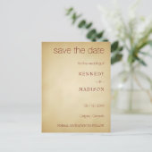 Sparen de Datum  Parchment Amazing Antiek Briefkaart (Staand voorkant)