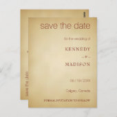 Sparen de Datum  Parchment Amazing Antiek Briefkaart (Voorkant / Achterkant)