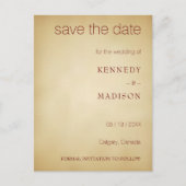 Sparen de Datum  Parchment Amazing Antiek Briefkaart (Voorkant)