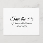 Sparen de Datum, pas de Aankondiging van het tekst Briefkaart (Voorkant)