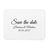 Sparen de Datum, pas de Aankondiging van het tekst Magneet (Horizontaal)