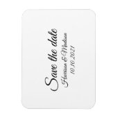 Sparen de Datum, pas de Aankondiging van het tekst Magneet (Verticaal)