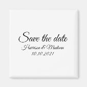 Sparen de Datum, pas de Aankondiging van het tekst Magneet (Voorkant)