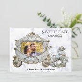 Sparen de Datum - Prinses in het Vervoer - Foto Kaart (Staand voorkant)