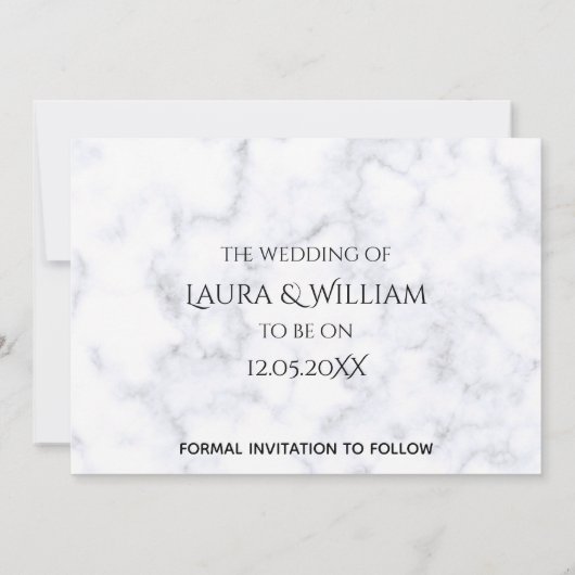 Sparen de Datum - Prinses in het Vervoer - Foto Kaart (Achterkant)