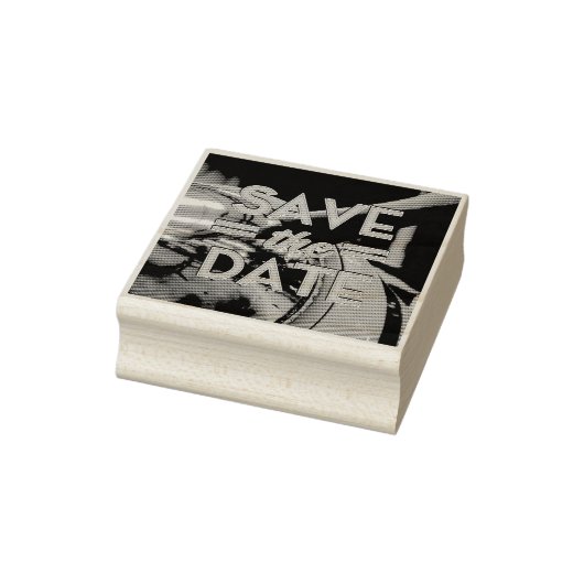 Sparen de Datum Prop Plane Rubberstempel (Stempel)