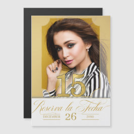Sparen de Datum Reserva la Fecha Spaans Quinceaner