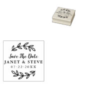 Sparen de Datum Robuuste Tak & het Hand Verpletter Rubberstempel (Gestempeld)