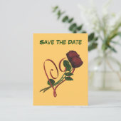 Sparen de Datum Rode Rijen het Briefkaart van het  (Staand voorkant)