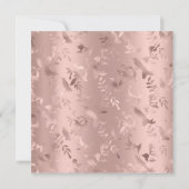 Sparen de Datum Roos Golden Circles van de Humming Save The Date (Achterkant)