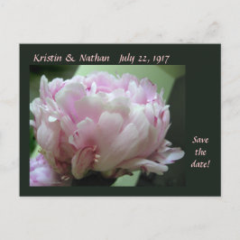 Sparen de Datum Roze Briefkaart van de Weddenschap