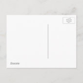 Sparen de Datum roze Roze Illustratie Aankondigingskaart (Achterkant)