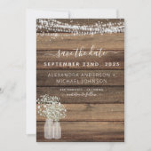 Sparen de Datum Rustic Farmhouse Save The Date (Voorkant)