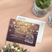 Sparen de Datum Rustige de Mason van het Hout van Aankondigingskaart