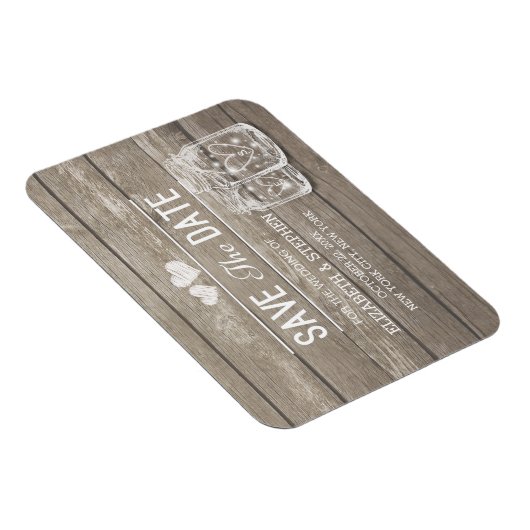 Sparen de Datum Rustige de Mason van het Hout van Magneet (Rechterzijde)