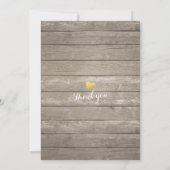 Sparen de Datum Rustige de Mason van het Hout van Save The Date (Achterkant)